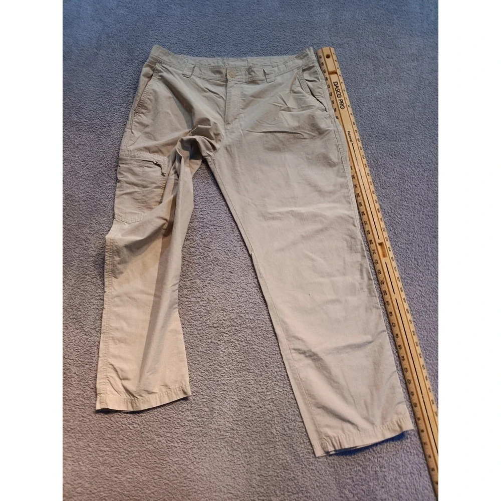 Columbia Sportswear Men's Pants‎ 38x30 Beige Ripstop Outdoor Hiking Casual